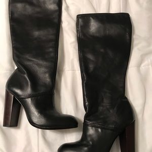 Elizabeth and James Black heeled Boots
